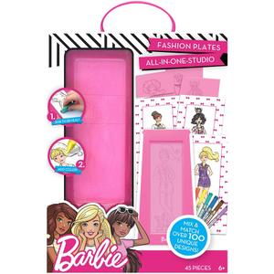Barbie Fashion Plates All in One Studio Sketch Design Activity Set  Fashion Design Kit for Kids Ages 6 and Up
