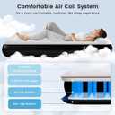 COMMOUDS Queen Air Mattress with Built-in USB Rechargeable Air Pump, Camping Blow up Mattress, Portable Inflatable Mattress, Air Bed for Outdoor, Travel, Home and Guest, 8" Raised