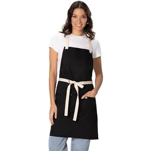 Chef Works Unisex Ridgewood Apron, Black, One Size