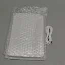 FUNTOUCH Rechargeable Travel Makeup Mirror with 72 Led Lights, Portable Lighted Beauty Mirror, 3 Color Lighting, Dimmable Touch Screen, Tabletop LED Folding Cosmetic Vanity Mirror (White)