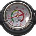 2 x New 2.0 High Pressure Radiator Cap Temperature Gauge Fits for HUSQVARNA CR 125 1998-2002, 2004, 2006-2013,Aftermarket Replacement