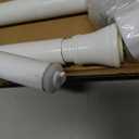 Zenna Home Tension Shower Curtain Rod, No Drill Adjustable Tension Curtain Rod for Bathroom, Rust Resistant, Easy Install Expandable Shower Curtain Rods, 26 to 76 Inches, White
