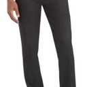 Kenneth Cole Reaction Men Slim fit Dress Pants 34/34 Black Solid Stretch (Black)