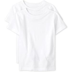 The Children's Place Boys' Short Sleeve Undershirt, Size M, Kids