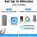 Smart Wi-Fi Doorbell Chime Pro with Night Light | Compatible with Google Nest Doorbell (Battery & Wired, 2nd/3rd Gen), 2.4/5G Wi-Fi, 32 Tones, No Wiring, No Monthly Fees
