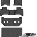 Binmotor-Floor Mats & Cargo Liner for Chevy Suburban 2015-2020/GMC Yukon XL 2015-2020 (with 2nd Row Bench Seat), 8 Passenger, All Weather Car Floor Mats Accessories for GMC Yukon XL