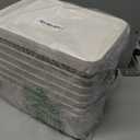 Plastic Storage Baskets with Lid-Plastic Storage Containers Stackable Storage bins: Storage Baskets for Organizing Shelves Drawers Desktop Closet Playroom Classroom Office,8 Pack-White10.2x7.2x4.1Inch