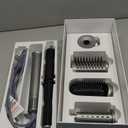 All-in-One Air Styler - Auto Curl, Straighten, Volumize, Dry - 160000 RPM High-Speed for Faster Styling - Reduces Heat Damage & Frizz Hair Styling Irons - Ionic Blow Dryer Brush for All Types (Nickel)