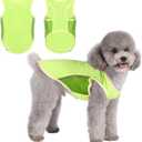 UPF 50+ Sun Protection Dog Shirt for Small Dogs - Breathable Sleeveless Vest with Reflective Strips, Sports Fan Pet T-Shirt, Lightweight UV Protective Apparel P23ST00502S