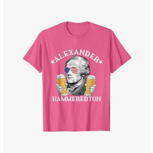 Alexander Hammeredton Alexander Hamilton Beer Drinking Party T-Shirt, S