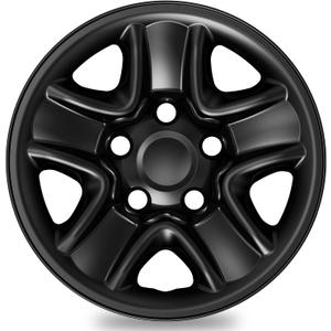TangMiGe 4-Pack Wheel Skins Compatible with Toyota Tundra 2007-2021, 18 inch 18", Hubcap Wheel Cover (Black Color)