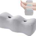 Leg Elevation Pillows For After Surgery,Leg Pillow Elevation Blood Circulation,Wedge Pillow After Knee Replacement Post Surgery,Elevation Pillow for Both Leg Swelling,Knee Pillow For Back Sleeping (Grey)