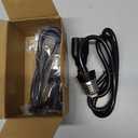 3 Outlet Light Socket Adapter, Convert E26/E27 Bulb Socket to 3 Prong Outlet with Extension Cord, Flexible Light Bulb Plug Converter Suitable for Indoor Outdoor Porch Garage Patio Use(Black,2 Pcs)