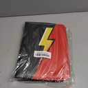 Trading Card Binder Album, 400 Pockets, 50 Removable 4-Pocket Pages, Waterproof (Black & Red)