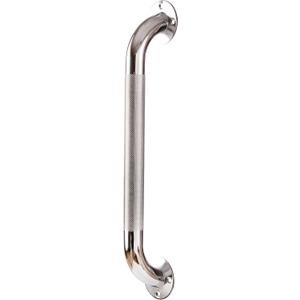 DMI Textured Toilet, Shower & Tub Rail, Handicapped Grab Bars for Handicap and Elderly, Perfect for Bathroom Safety, Rust-Resistant Steel, 18", Chrome, FSA & HSA Eligible (18 Inch)