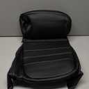 AOUTTUOA Driver Side Bottom Microfiber Leather Perforated Seat Cover Black Compatible with Mercedes-Benz C250 C300 C350 2-Door 2015 2016 2017 2018 2019 2021 2021