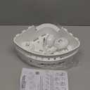 LEVERLOC Corner Shower Caddy Suction Cup, shower shelves suction cup, 2 Pack Basket Powerful Bathroom, Waterproof & Oil-proof Organizer for Kitchen, No-Drilling Removable