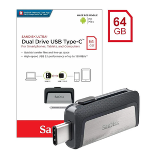 SanDisk Ultra Dual Drive Go USB Type-C™ - 64GB (Black)