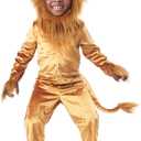 Seasons Cuddly Lion Halloween Costume Animal Costume Onesie for Kids (8-10)