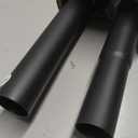 Shower Curtain Rod Tension No Drilling, Adjustable 51-128In,Black