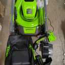 Greenworks 40V 21" Brushless Cordless (Self-Propelled) Lawn Mower (LED Headlight + Aluminum Handles), 5.0Ah Battery and Charger Included (75+ Compatible Tools)