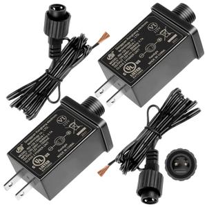 12V 1.5A Replacement Yard Inflatables Adapter with 10ft Extension Cords, Low Voltage 18W Class 2 Power Supply, IP44 Transformer for Christmas Inflatables, LED Lights, Indoor Outdoor Decorations