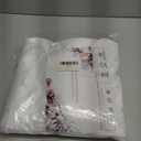 10x10ft Wrinkle Free White Backdrop Curtain for Parties Soft Fabric Drapes Wedding White Curtain Backdrop for Birthday Party Decorations Background for Photography 5x10ft, 2 Panels