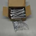 Tandefio 40 Pack 1/2 x 4'' Lag Bolts Screw Kit with Washers Hot Dip Galvanized Hex Lag Bolts Heavy Duty Wood Screws for Wood Decks Fences