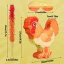 Seenelling Chicken Piata 3D Chicken Birthday Decoration with a Blindfold and Bat for Kids Girls Boys Gift Holiday Piata Party Baby Shower Supplies