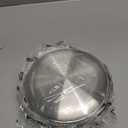 Stainless Steel Plates, 12 Set 6.7 inch 304(18/8) Metal Food Serving Plate, Reusable Snack Eating Dishes Round Shatterproof Plate Silver Dinnerware for BBQ Dinner Oven Dishwasher Safe