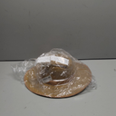 FLUFFY SENSE. Unisex Wide Brim Sun Hat Straw Panama Rancher Fedora Hat for Men Beach Hat for Women Large