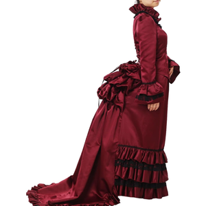COSDREAMER Women Victorian Bustle Dress Renaissance Bustle Ball Gown Costumes 2XL