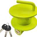 KAYCENTOP Lunette Tow Ring Lock, Pintle Hitch Lock, Tow Eye Lock for 2-1/2 to 3 Inch Lunette Eyes, Bright Green