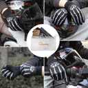 RIGWARL Waterproof Winter Gloves for Cold Weather, Touchsreen Anti-Slip Gloves Liner for Men Women Cycling Drving Runing Hiking Walking