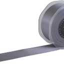 JAM PAPER Double Faced Satin Ribbon - 1 1/2 Inch Wide x 25 Yards - Silver - Sold Individually