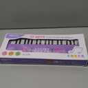 Keyboard Piano for Kids, BIGFUN 37 Keys Toddler Piano Multifunction Music Educational Instrument Toy, Electronic Kids Keyboard for 3-7 Year Old Girls and Boys (Purple)