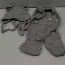 CUTEBBPHOTO Newborn Baby Photo Outfits Boy Infant Photography Crochet Props Knit Costume Set Hat Pants (Grey)