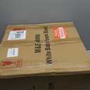 Solid Acrylic Shower Stool for Inside Shower, Heavy Duty White Bathroom Bench Chair with Anti-Slip Pads, Modern Bath Seat Waterproof with Leaking and Wash Hole for Bathtub, Sauna & SPA