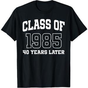 Class of 1985 Reunion 40 Years Alumni Graduation High School T-Shirt, Size Small