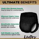 LivDry Mens Incontinence Underwear, Premium Adult Diapers for Men, Ultimate Max Protection, Large 56-Pack