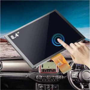 Replacement 8.4" Uconnect 4C UAQ LCD Monitor Touch-Screen, Radio Navigation New OEM Replacement Fit for Jeep Dodge RAM Chrysler 2017-2021 Replace#LA084X01 (SL)(02)