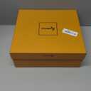 vivianly Womens Square Toe Ankle Booties Chunky Heel Boots Side Zipper Patent Leather Mid-Calf Boots (6, Irregular Green)