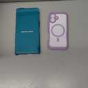 Diaclara Magnetic Designed for 17 Case Full Body Bumper,[Compatible with MagSafe] Military Drop Proof Cover with Built-in Touch Sensitive Anti-Scratch Screen Protector Purple (iPhone 17 6.3'')