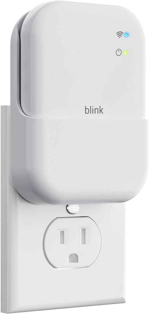 Outlet Wall Mount for Blink Sync Module XR, 2-in-1 Charging Station(Mount & Charger) - Space-Saving Bracket for Blink Security Camera, Easy Installation & Flexible Placement