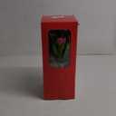 Angerlo 15.75 Inch Artificial Tulip Flowers in Ceramic Vase, Realistic Silk Fake Tulip Spring Flowers Look Real, Lifelike Floral Arrangement for Home, Office, Table Centerpiece, Indoor Decor (Magenta)