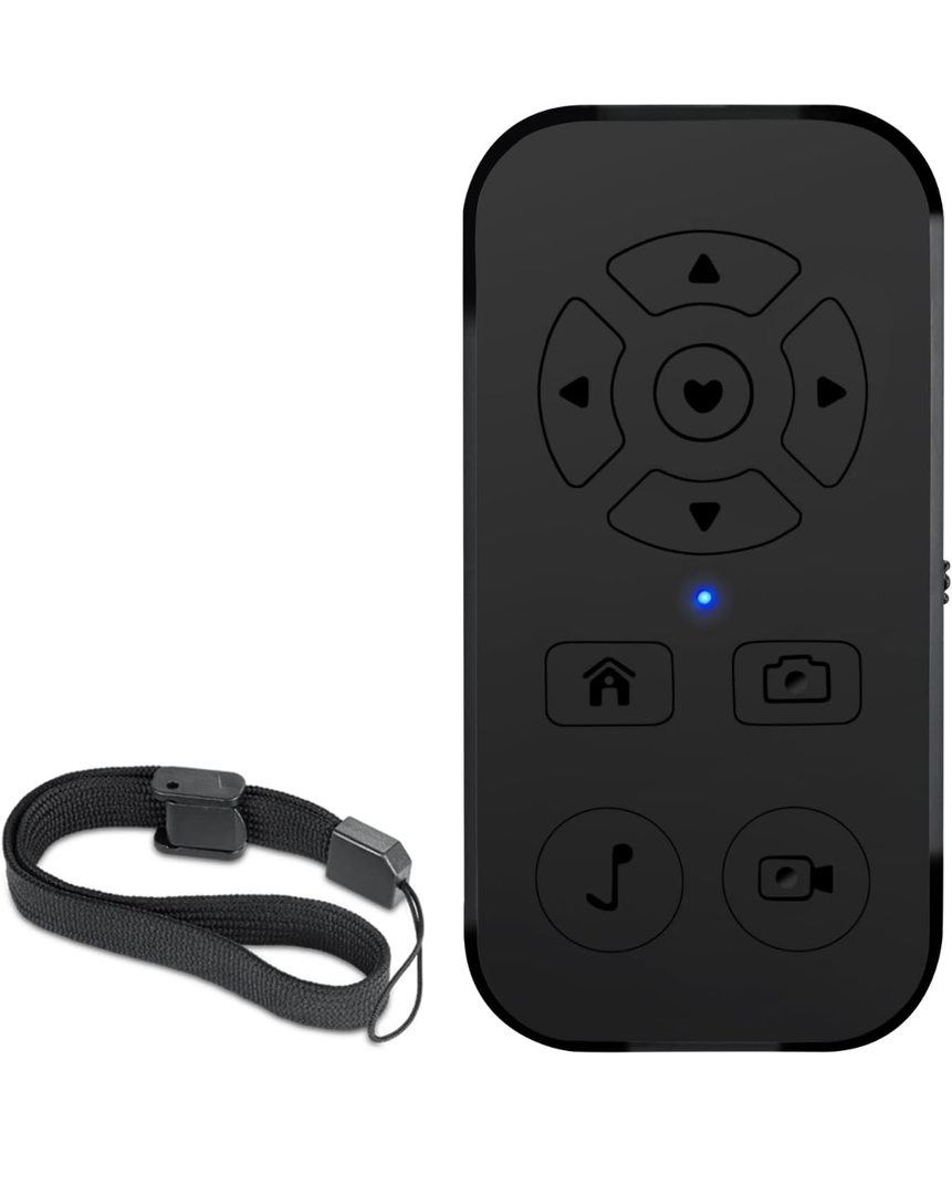 Remote Control for TikTok, Page Turner for Kindle App, Wireless Scrolling Camera Video Recording Remote for TIK Tok, iPhone, iPad, iOS, Android