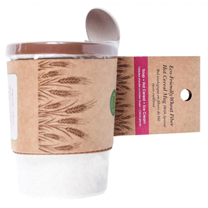 Wheat Fiber Cup With Spoon Biosmart 2 CT