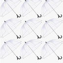 Kacctyen 9 Pcs Kids Clear Umbrella Pack Transparent Bubble Umbrella with Easy Grip Handle Dome Windproof Stick Umbrellas with Whistle for Toddler Boys and Girl Ages 3-7 Photoshoot Wedding