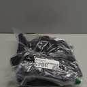 BAGSMART Crush Tote Bag for Women, 20L Puffer Work Tote with Zipper, Travel Essentials Quilted Nurse Hospital Bag (Black)