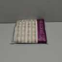 jinchan Tab Top Linen Kitchen Curtains 24 Inches Striped Tier Curtains Farmhouse Modern Cafe Style Small Window Treatments Airy Light Filtering Rod Pocket for Living Room Bathroom 2 Panels Sage Green